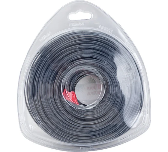 Леска 2,4мм х 87м, "Hard line"профиль круг армированный //DDE