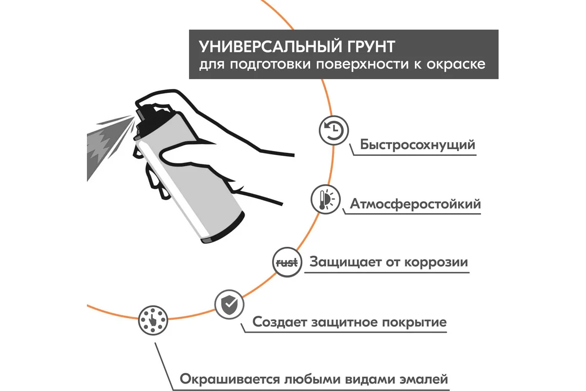 Грунт  универсальный ,серый  DW-2001
