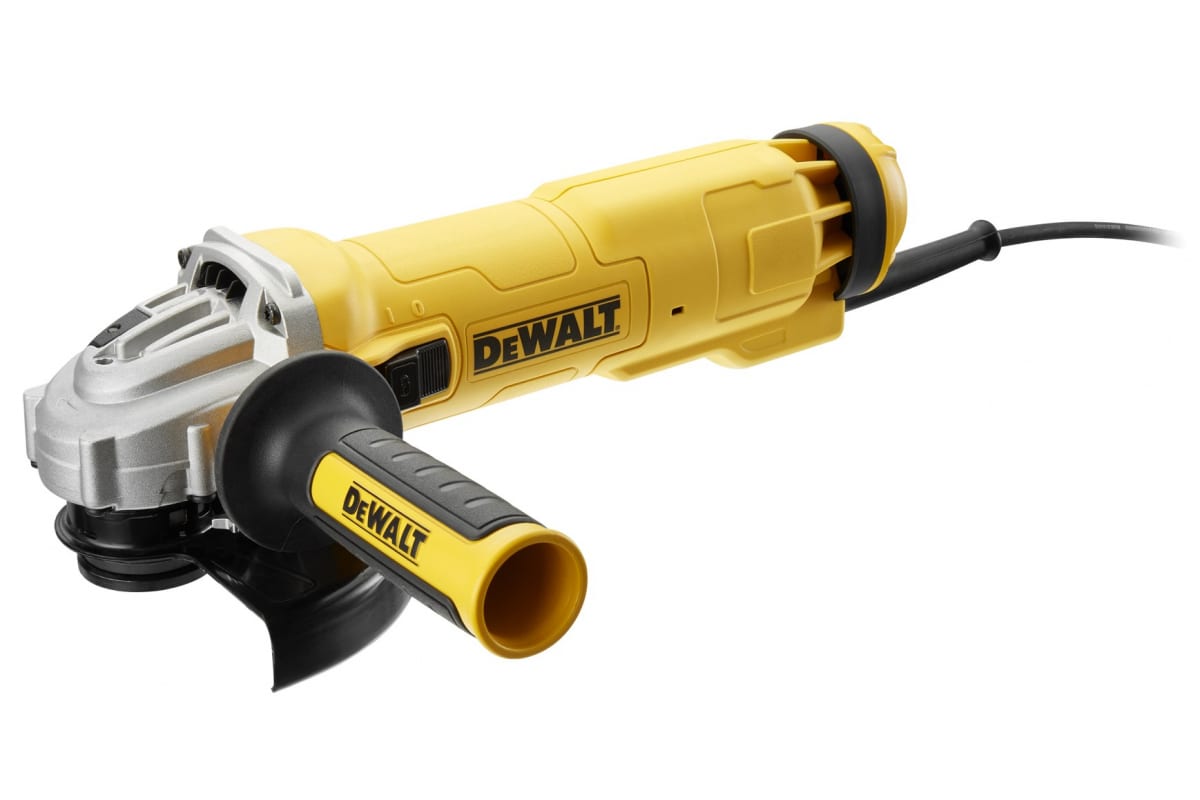 Углошлиф.машина DeWalt  DWE 4238-QS, ф.150мм,1,4кВт,9300об/м,сист.пыл-я,антив. рук,ф-я блок шпин2,6к