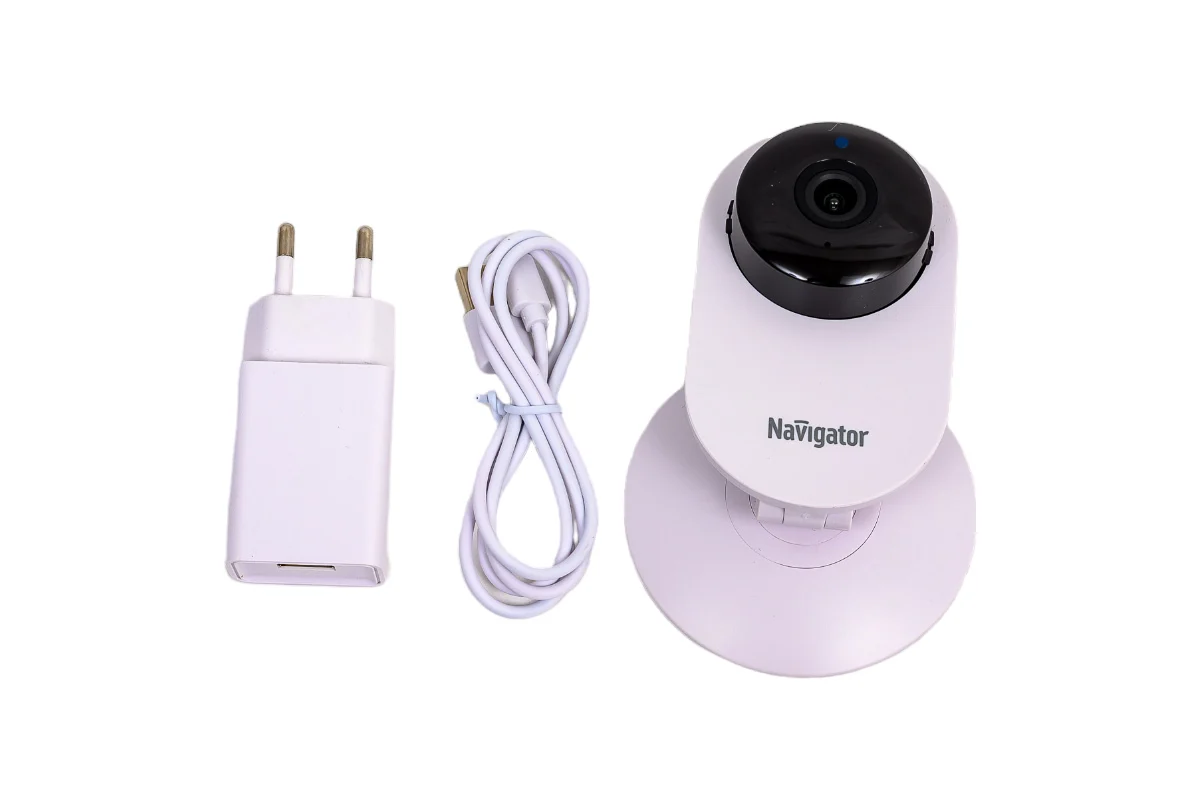 Navigator wi-fi видеокамера NSH-CAM-02-IP20-WiFi, встр. микрофон, динамик, microSD до 128Gb, 14547