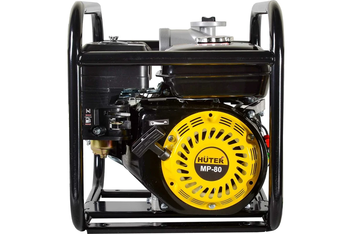 Мотопомпа HUTER MP-80, 4х-тактн. дв., 7 л/с, 900л/мин 8/30м, 22 кг, 3"  д/чистой воды