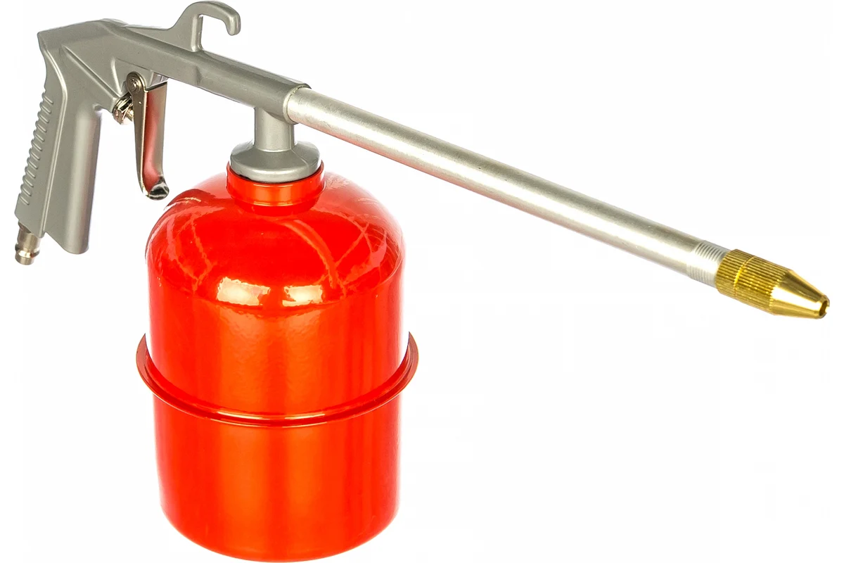 Набор пневмоинструмента, 5 пр., краскопульт с верхним бачком //FUBAG