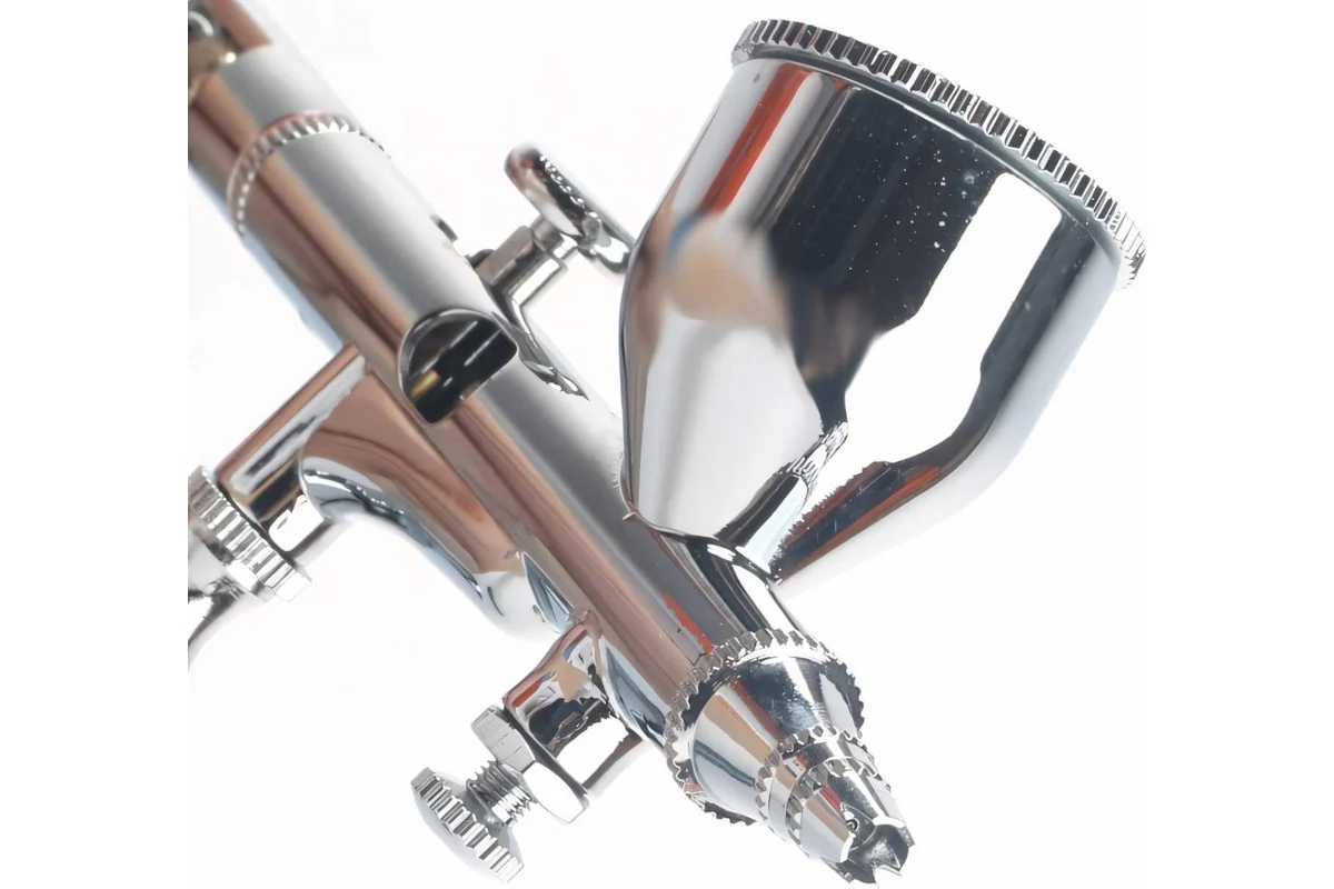 Аэрограф пневматический AB 400, сопло 0,2 мм,  9 л/мин, бачок 9 мл