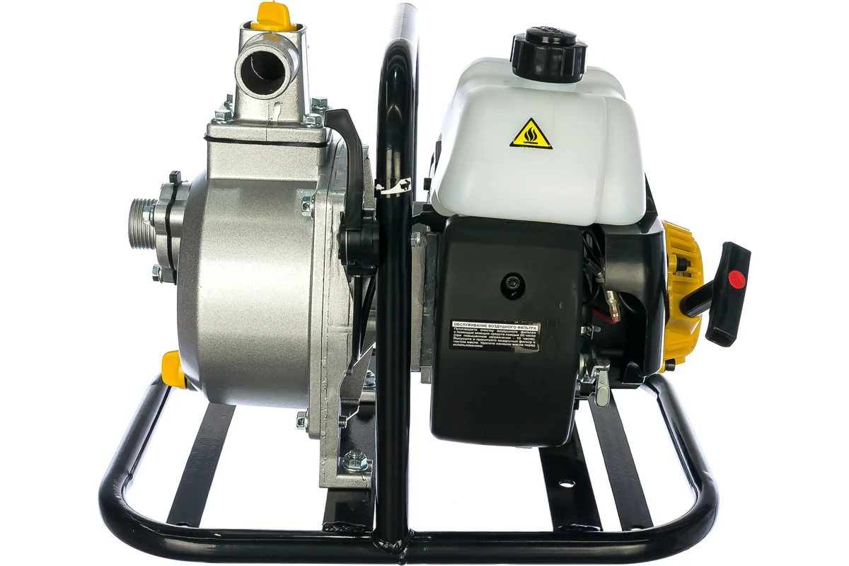 Мотопомпа HUTER MP-25, 2х-тактн. дв.,1,5 л/с, 130л/мин 8/25м, 8 кг, 1,5"