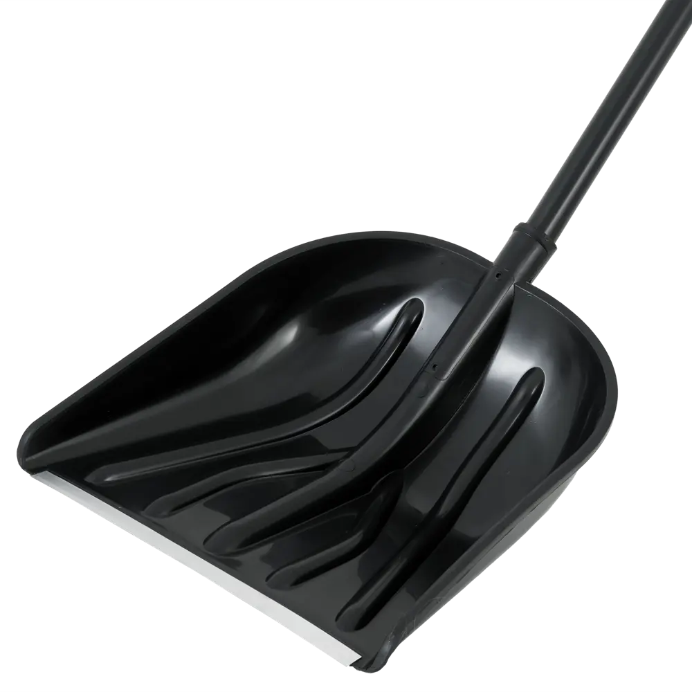 FINLAND Снеговая лопата с изогнутым прорезиненным черенком 1948-Ч