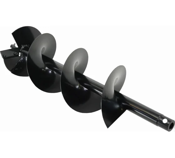 Шнек однозаходный для грунта DDE мотобура (ф = 200 мм, L = 800 мм, посадка на вал 20 мм)