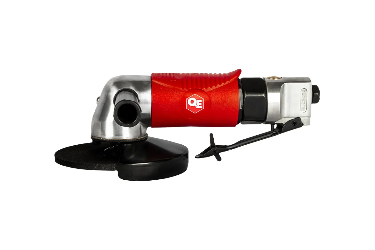 Шлифмашина пневматическая QUATTRO ELEMENTI угловая, 125 мм, 10000 об/мин, разъем EURO