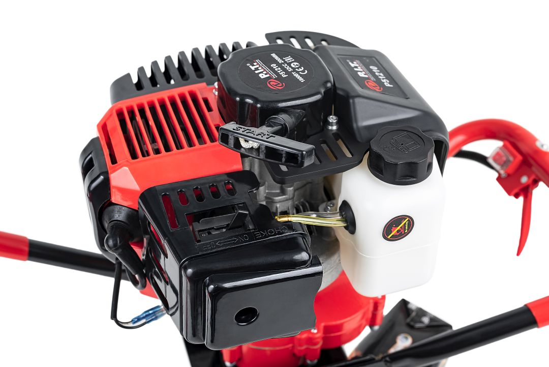 Мотобур бензиновый P.I.T. P51210 (2-х тактный, 1,8кВт, 52 см³, 8000 об/мин, бак 1,2 л, 7,5кг)