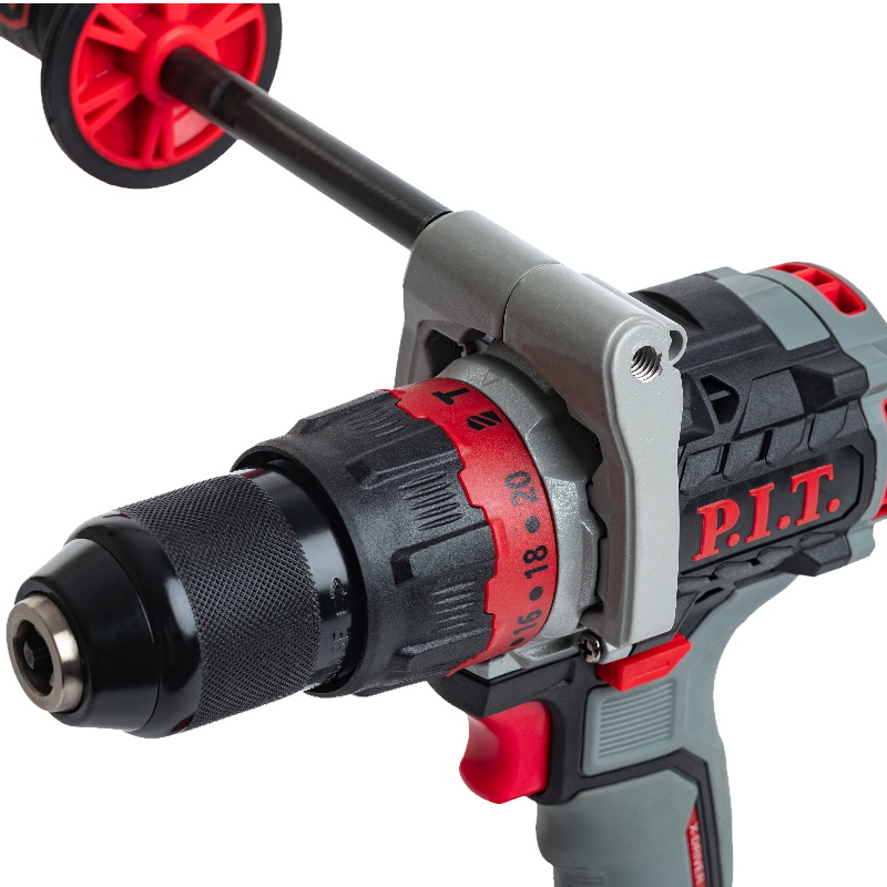 Дрель ударная аккум. бесщёточная P.I.T. PSB20H-13C/1 X-DRIVER (20В, 110Нм, 13мм, 2ск, 1х4Ач,ЗУ,кейс)