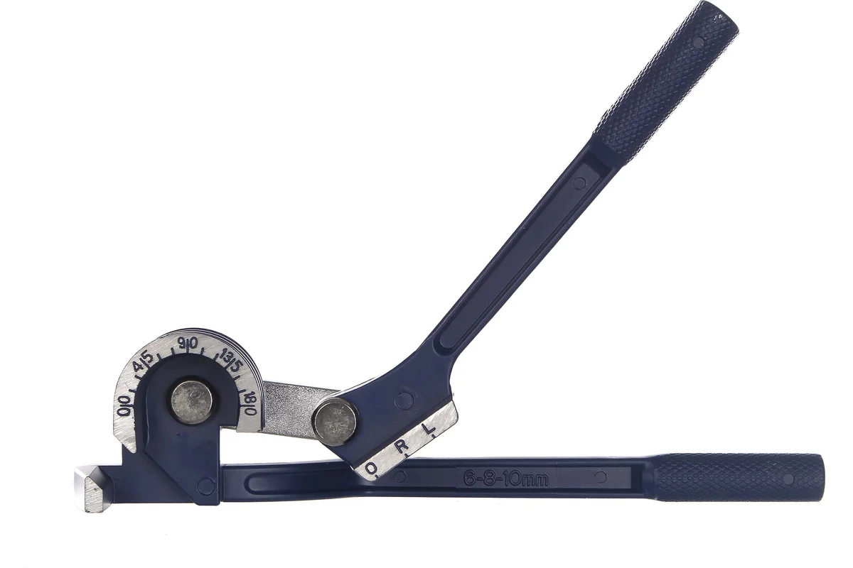Трубогиб КОБАЛЬТ МИНИ 3 в 1: 6, 8 10 мм, для точной гибки медных труб под углом до 180 град.