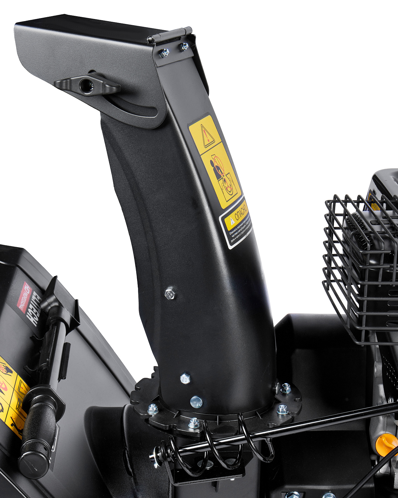 Снегоуборщик бенз.ELITECH HD ST 0656 (6,5 л.с.,шир. 56см, скор. +4/-2, колеса 13",ручной старт)