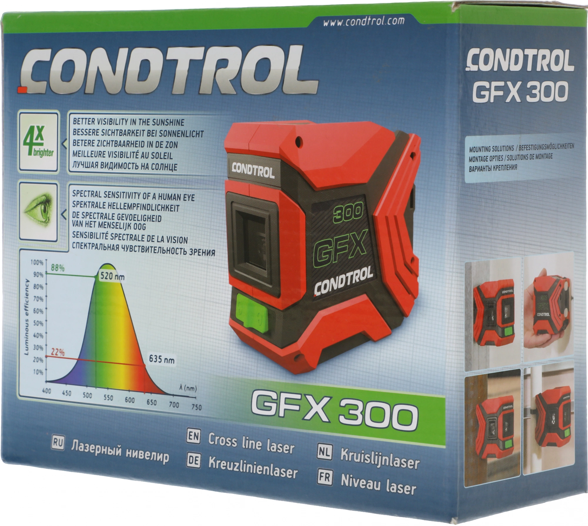 Лазерный нивелир CONDTROL GFX300