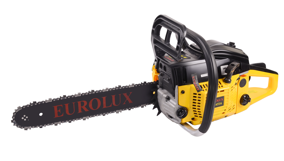 Бензопила GS-4516 Eurolux GS-4516, 1,8кВт, 2,44л.с. шина 16" 57х3/8х1,3