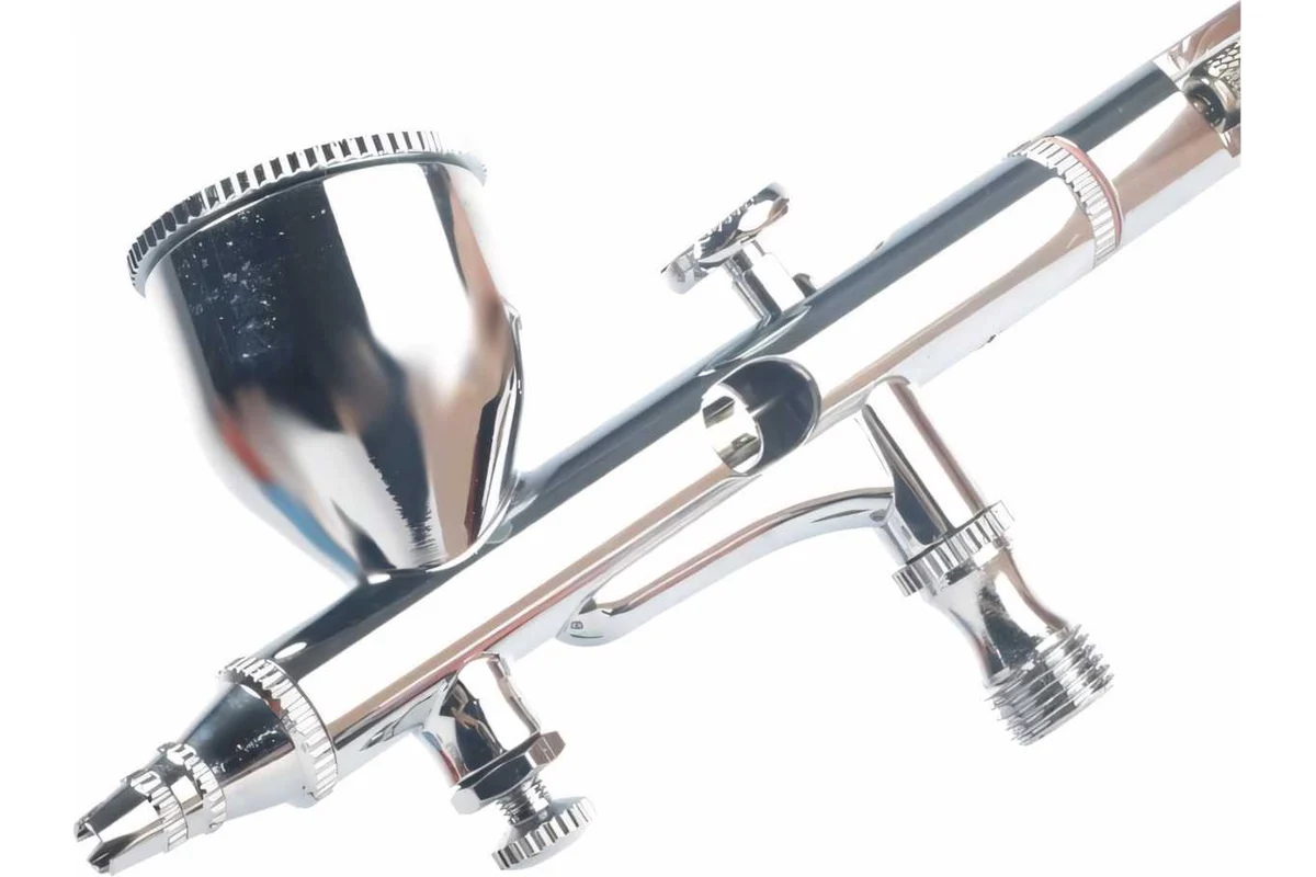 Аэрограф пневматический AB 400, сопло 0,2 мм,  9 л/мин, бачок 9 мл