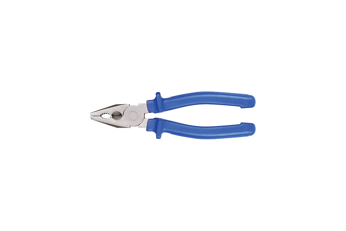 Плоскогубцы комбинированные "Тор", инстр. сталь, пластиковые ручки 200 мм