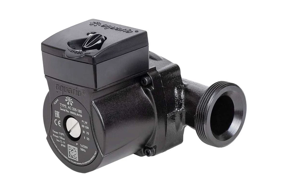 Насос циркуляц.  AС326-180", 100Вт, выс. под. 6м, 60л/мин. (5326) //AQUARIO