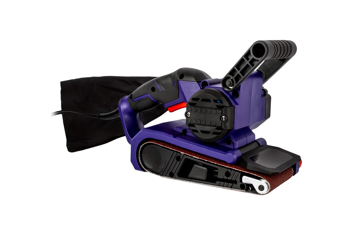 Шлифмашина ленточная  ПУЛЬСАР ЛШМ 800С (800Вт, лента 76х457, 120-380м/мин, 3,3кг)