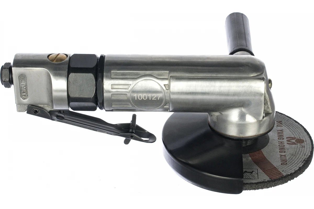 Пневмошлифмашина угловая GA125, 1844л/мин 6,3 бар, 10000об/мин.,125мм + зачистн. диск //FUBAG