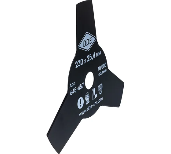 Диск для триммера DDE GRASS CUT 3-х лопастной 230 x 25,4 х1,4мм