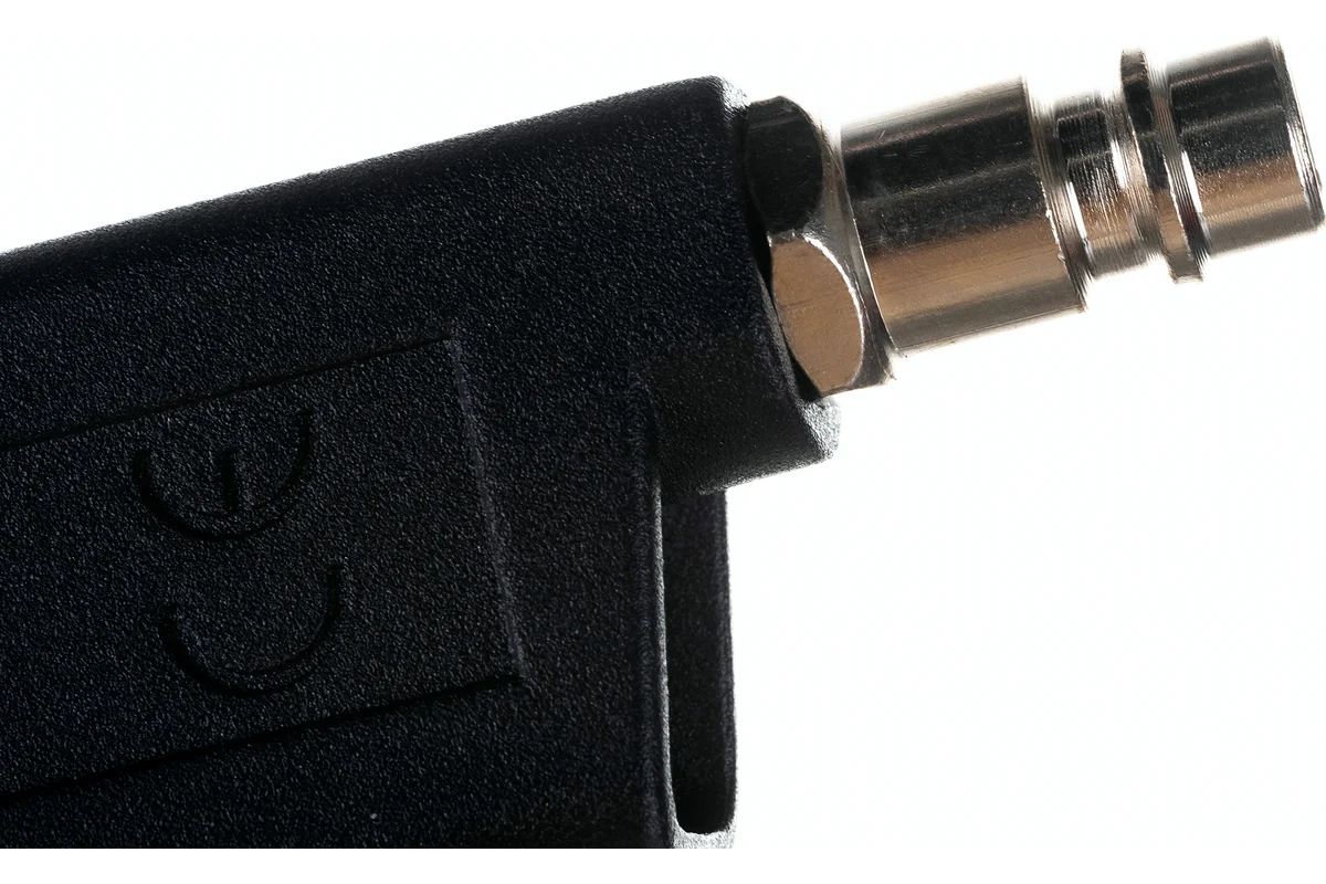 Пистолет для подкачки шин с манометром 10 атм, быстросъем //Автодело