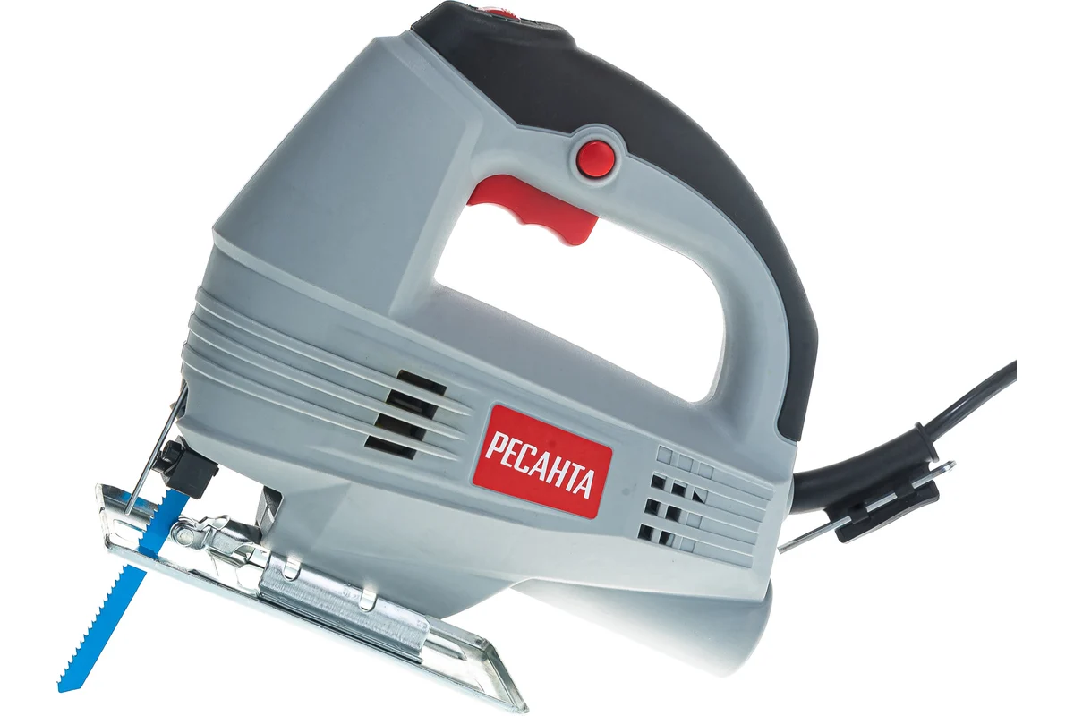РЕСАНТА Л-55/600 Лобзик эл. 600Вт, 500-3000 ход/мин, рез сталь -6мм, дерево 55мм