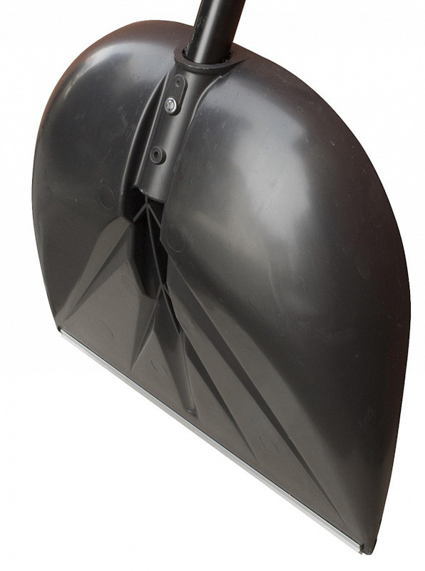 Ковш снеговой лопаты PROTEX "Санта" цв. чёрный 420 х 400 мм. D=32