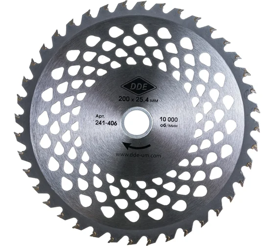 Диск для кустореза DDE WOOD CUT 40 зубьев, 200 x 25,4/20 мм х1,3мм