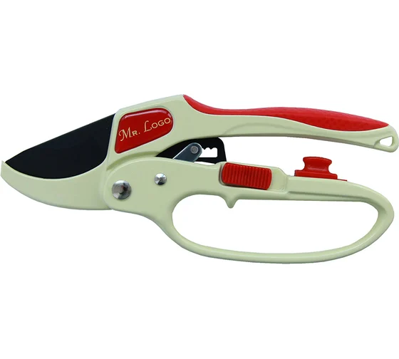 Секатор садовый с храповым механизмом Mr.Logo срез 24 мм