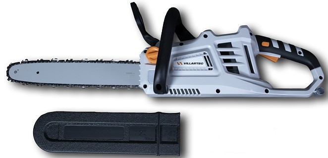 Аккумуляторная цепная мотопила VILLARTEC SA40, 40 В, шина 14", цепь 3/8"1,1 52зв., без акк. и ЗУ