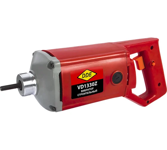 Вибратор глубинный DDE VD1330Z (1330 ВТ,13000 об мин,3,3 кг, вал  ZX35  2 м -3 м)