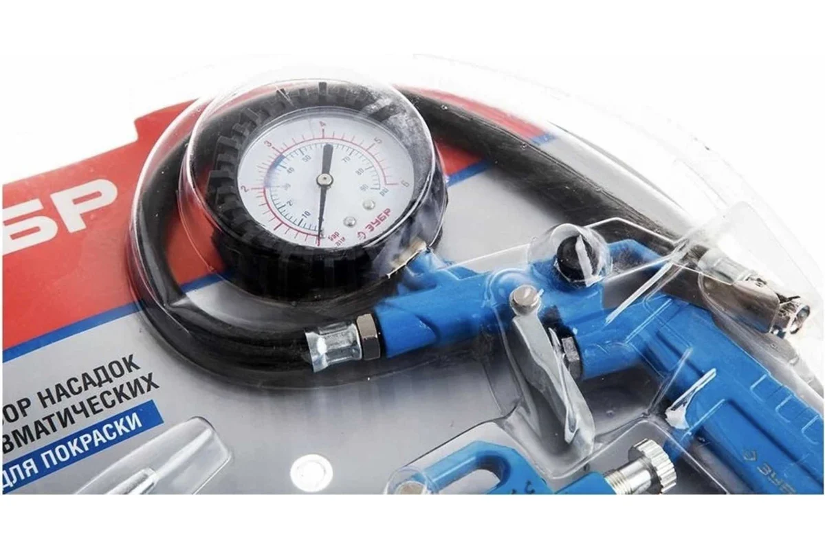 Пистолет для подкачки шин, Pmax 15атм //ЗУБР