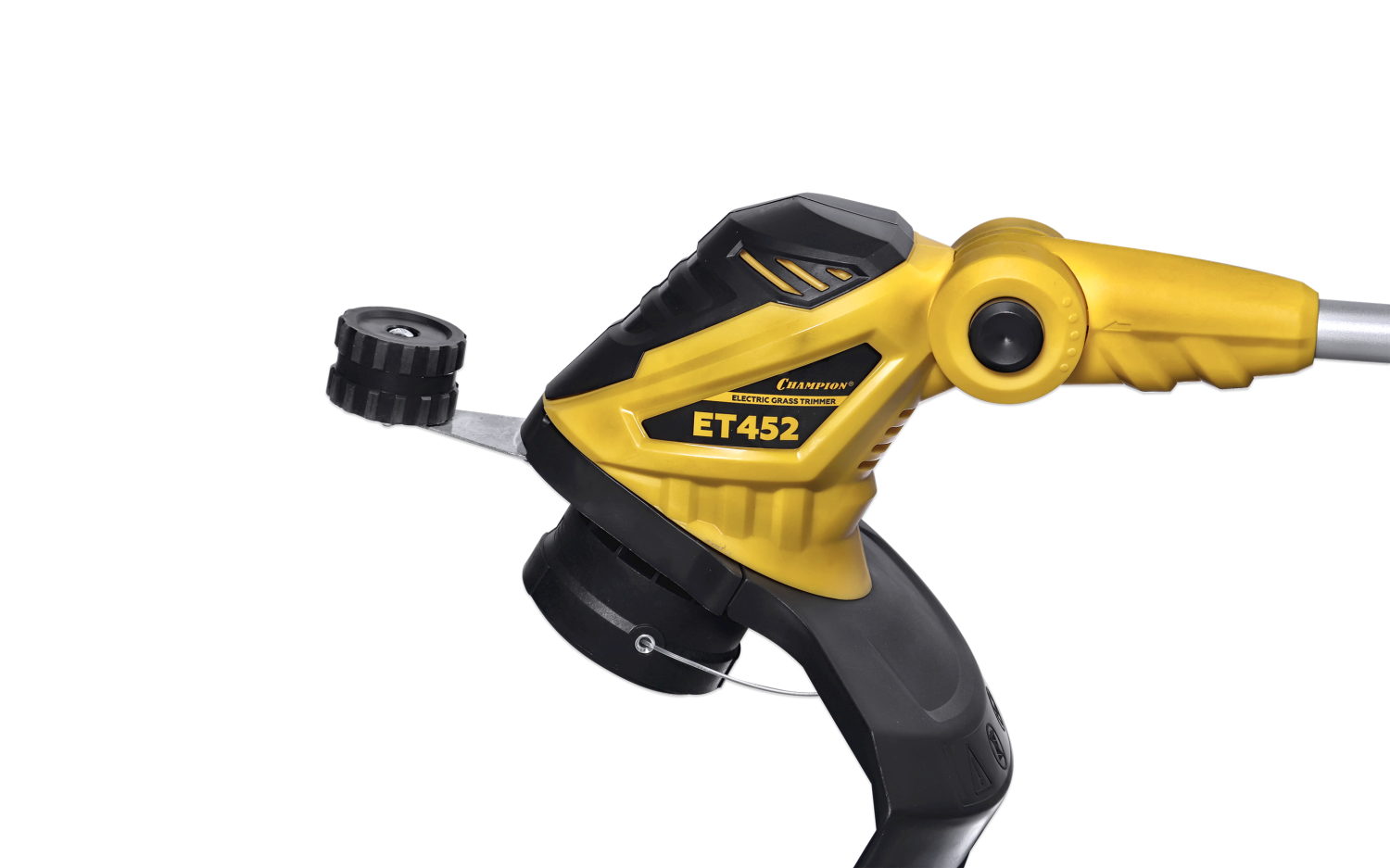 Триммер электрический CHAMPION ET452, 550Вт, телескоп. прямая штанга, нижн. дв, корд 1,6мм, 2.3кг