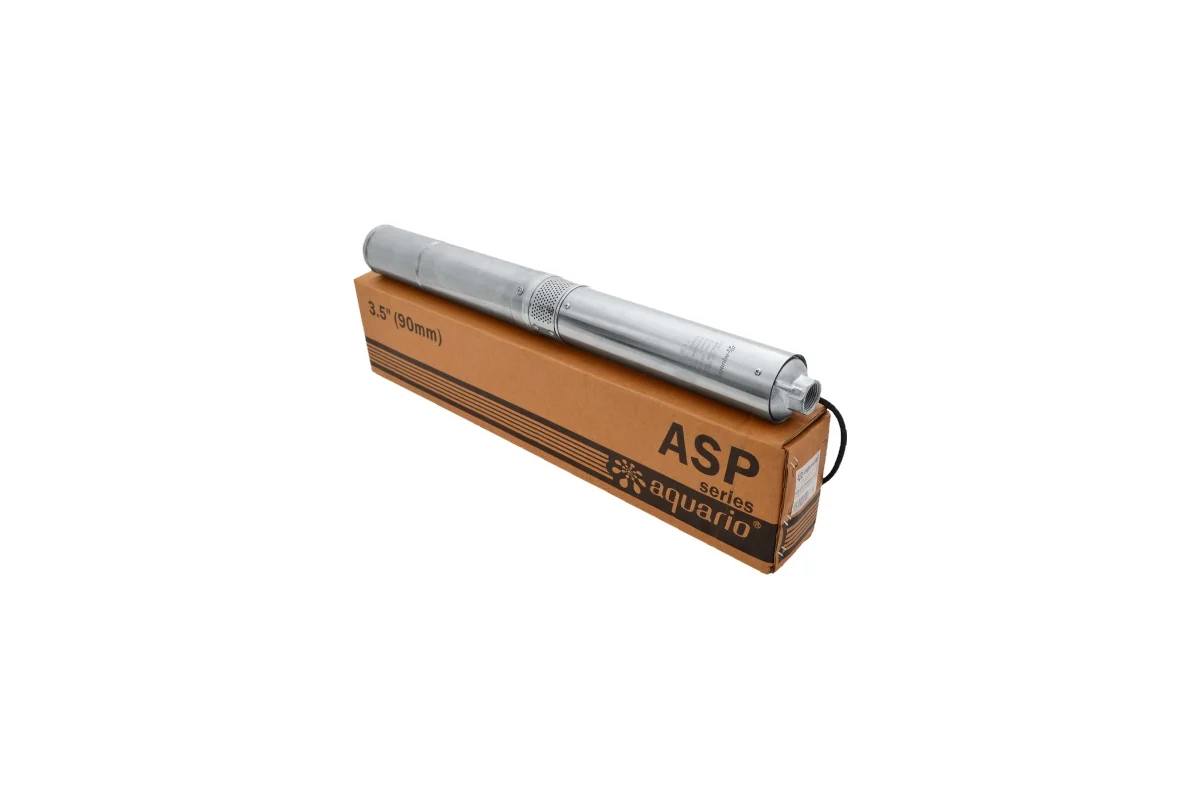 Насос скваж. ASP1E-45-90", 0,62кВт, выс. подъема до 50м, 50л/мин, (3945) //AQUARIO