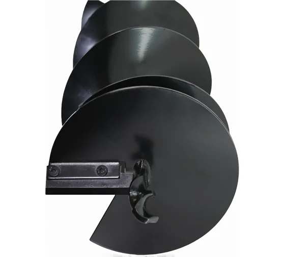 Шнек однозаходный для грунта DDE мотобура (ф = 200 мм, L = 800 мм, посадка на вал 20 мм)