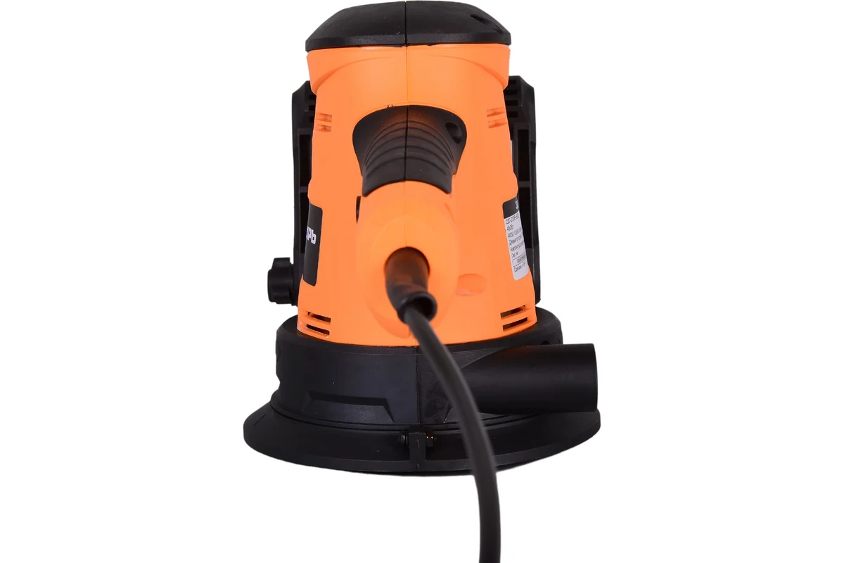 Эксцентриковая шлифовальная машина ЭШМ-125Э Вихрь, 450 Вт, 6000-14000 об/мин, ф 125 мм, 2,1 кг