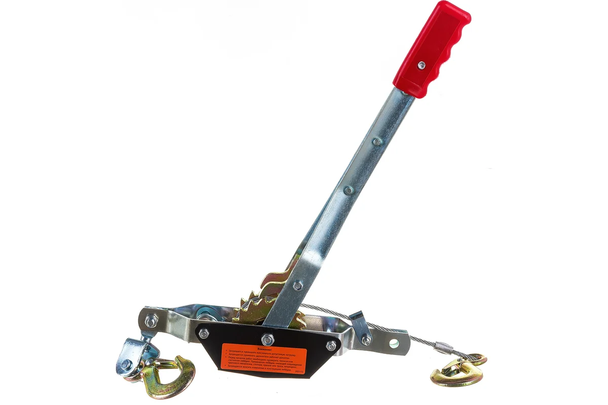 Лебедка ручная рычажная 1,0 т. храповичная //АВТОДЕЛО
