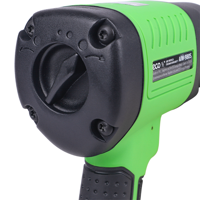 Пневмогайковерт 1/2" ECO AIW-980S (950/1200 Нм (закр./откр.); 3 ступени крут.мом.; twin hammer