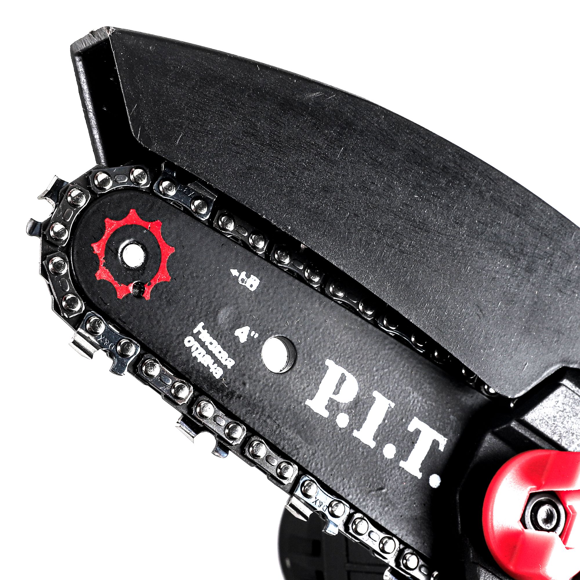 Пила цепная аккум. мини P.I.T. PKE20H-100A SOLO (20В, шина 4"/100мм, 3500об/мин, ск. цепи 4.8 м/с)