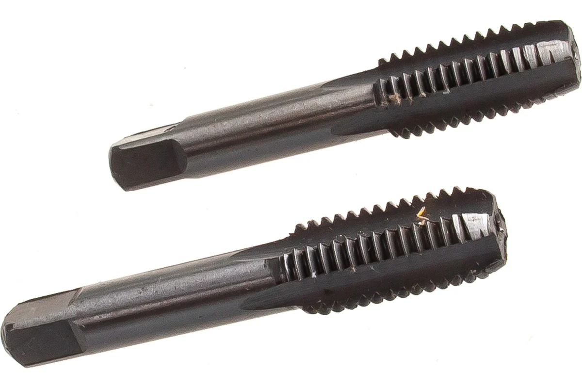 Метчики ручные, комплект 2 шт. М14 х 2.0 мм