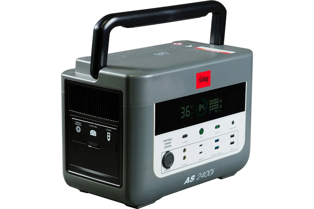 Портативная электростанция FUBAG AS 2400i. 1,2/2,4кВт, 230В