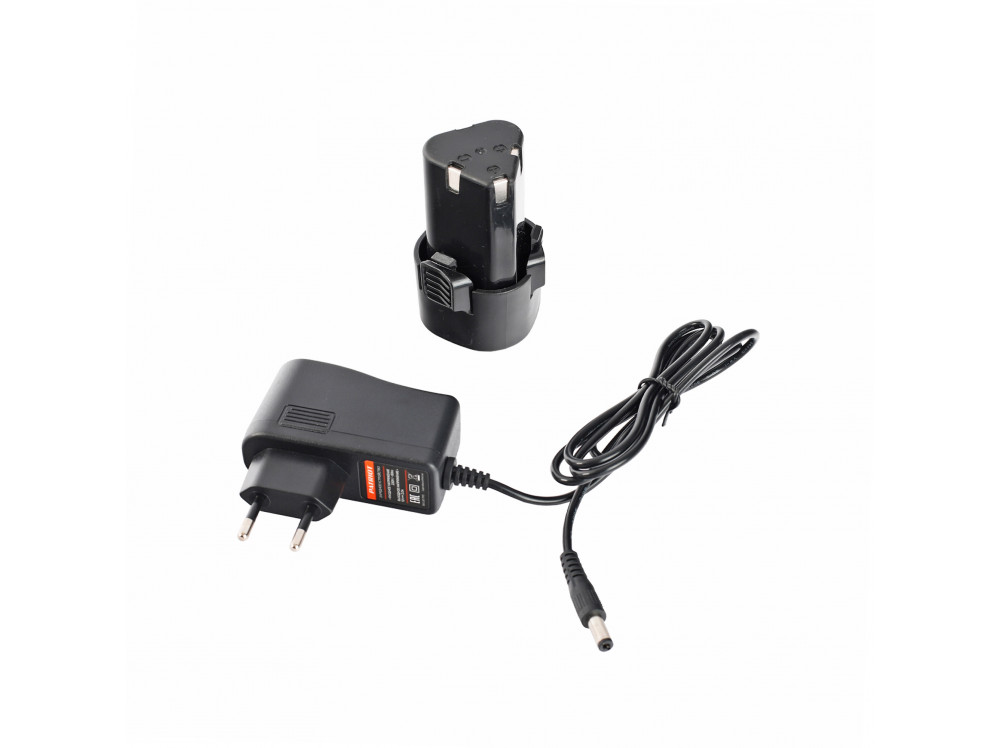 Дрель-шуруповерт аккумуляторная PATRIOT BR 115Li, две АКБ Li-Ion 12В, 2,0 Ач, Съемный патрон,1/4 HEX