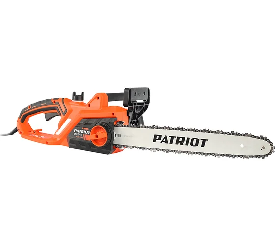 Пила цепная электрическая PATRIOT ESP 2418 , 2400Вт, 18'/45см, 3/8, 1,3мм 62зв, плавный пуск, бесклю
