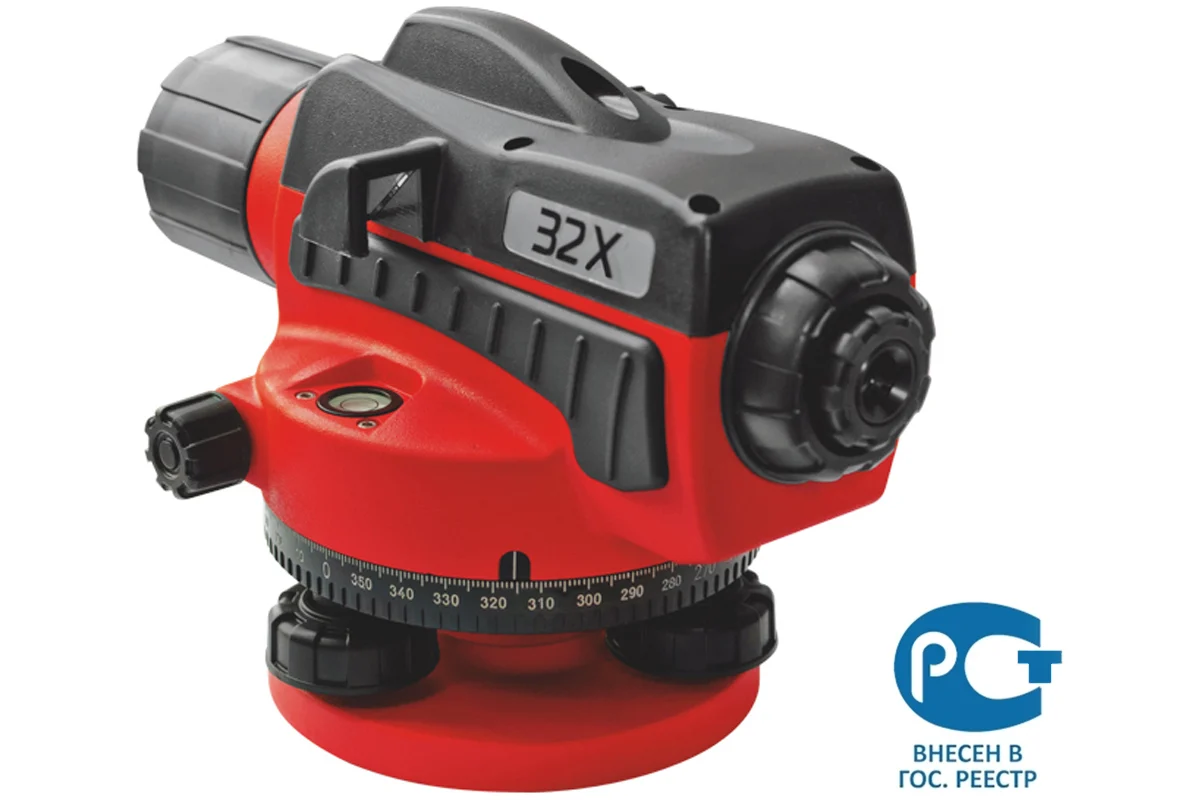 Оптический нивелир 32X диап. ±15, изображение - прямое, увеличение  32x CONDTROL