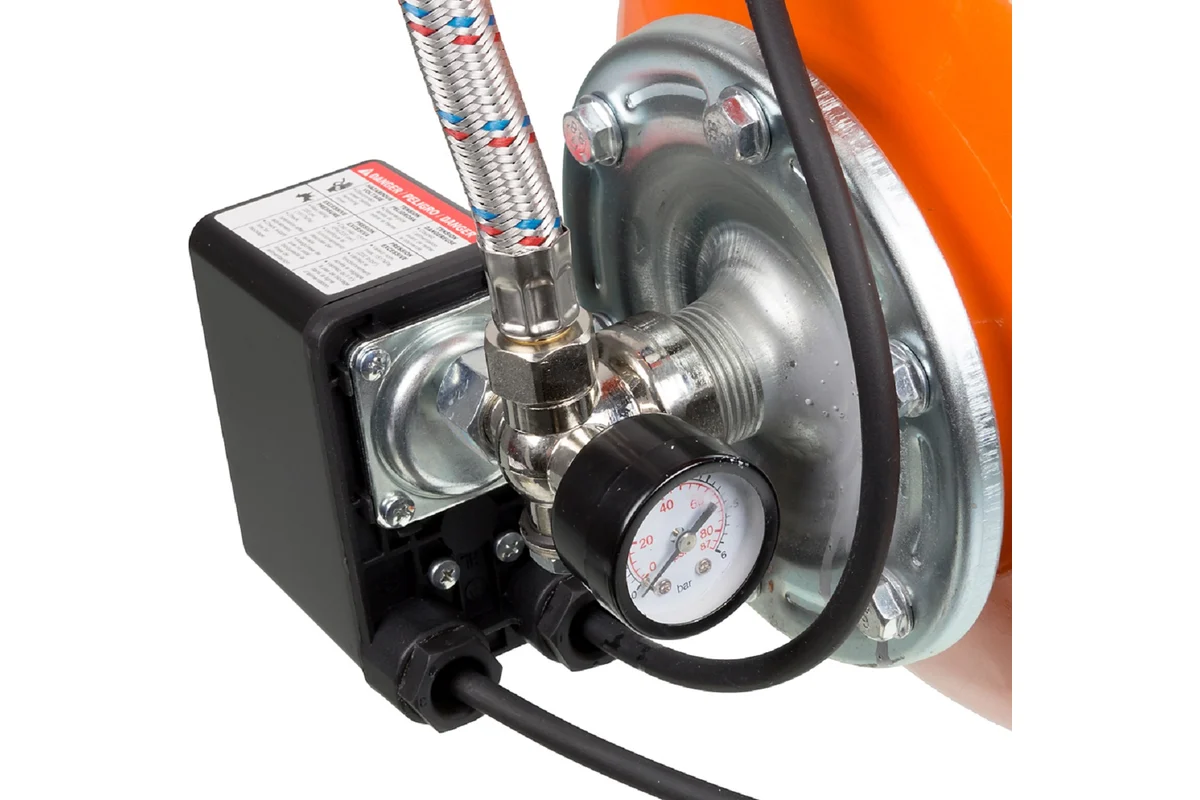 ВИХРЬ Насосная станция АСВ-800/20Ч, 800Вт, бак 20л, гл. вс. 9м,  60л/мин чугун