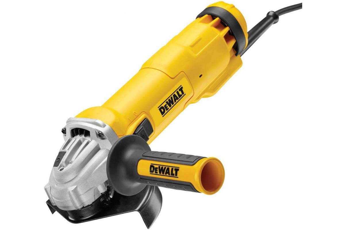 Углошлиф.машина DeWalt  DWE 4238-QS, ф.150мм,1,4кВт,9300об/м,сист.пыл-я,антив. рук,ф-я блок шпин2,6к