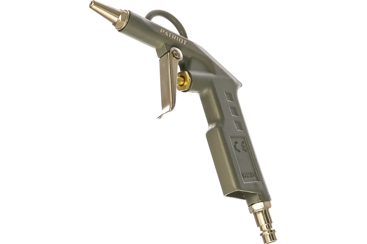 Пистолет продувочный PATRIOT GH 60A с коротким соплом, 400 л/мин. сопло 20 мм. быстросъем.