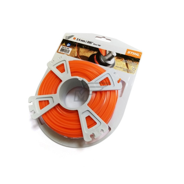 Струна триммерная STIHL 2,4мм х 41м профиль квадрат