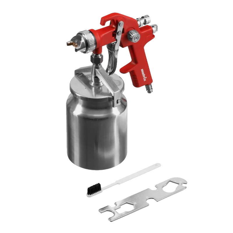 Краскораспылитель HVLP пневмат. с нижним бачком V= 1 л, сопло диаметром 1.4 мм// Matrix