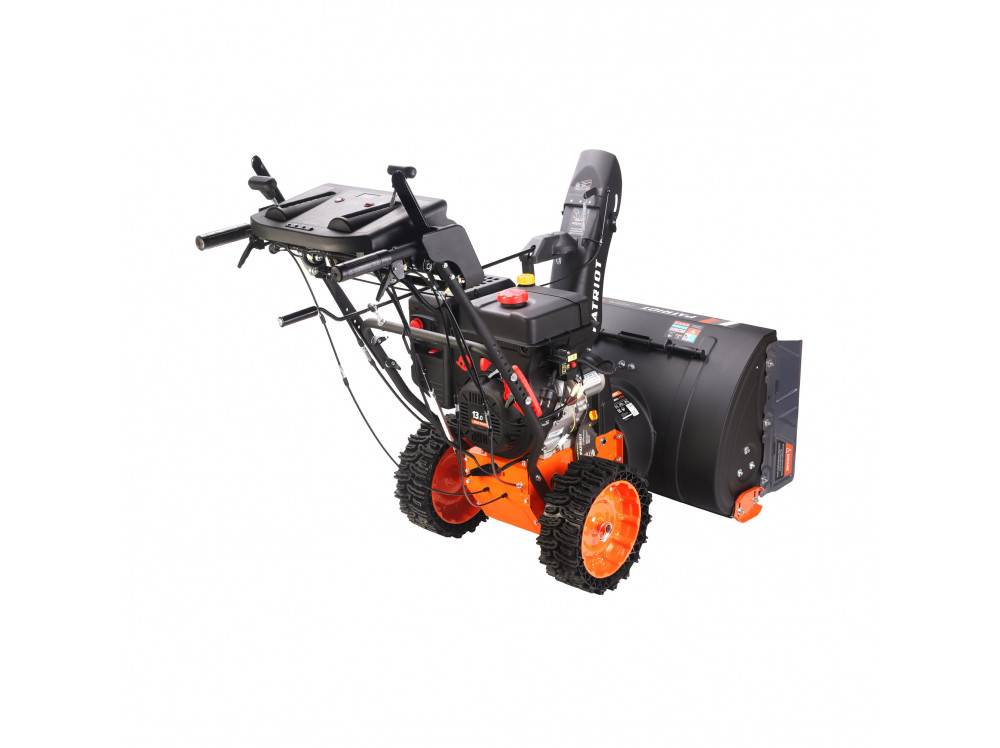 Снегоуборщик СИБИРЬ 113 Е 13л.с.,ковш 76см. ручной/эл.стартер колёса 15" //PATRIOT
