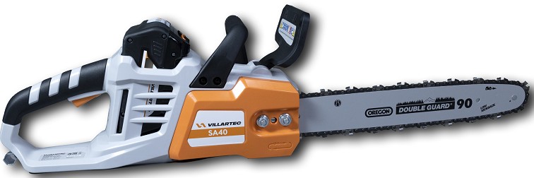 Аккумуляторная цепная мотопила VILLARTEC SA40, 40 В, шина 14", цепь 3/8"1,1 52зв., без акк. и ЗУ